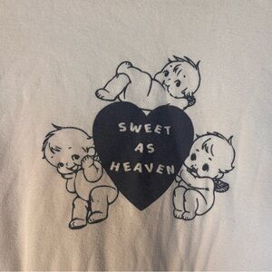 John Galt Sweet As Heaven Graphic Baby Tee